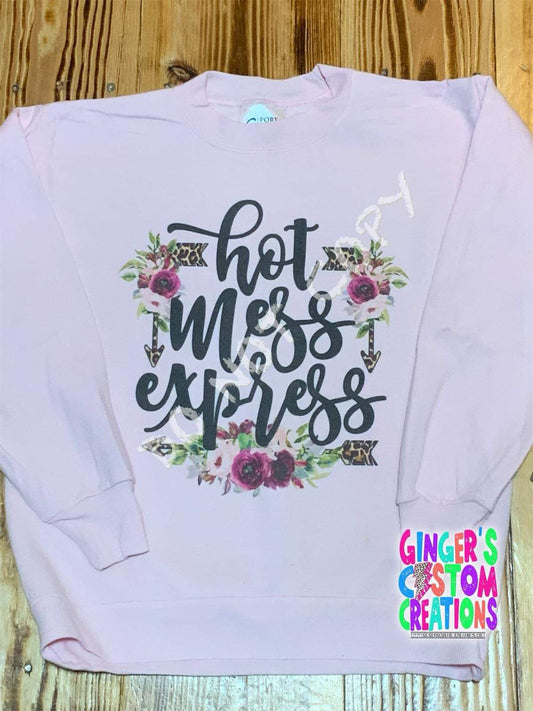 HOT MESS EXPRESS CREW NECK